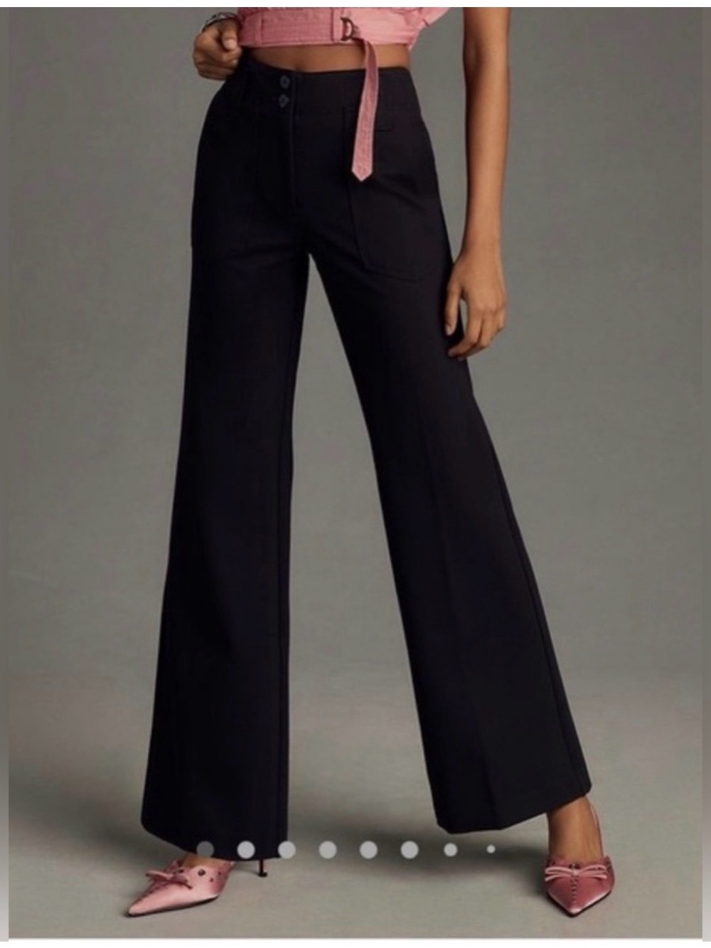 Maeve Naomi Ponte Wide Leg Pants by Anthropologie - Picture 2 of 9